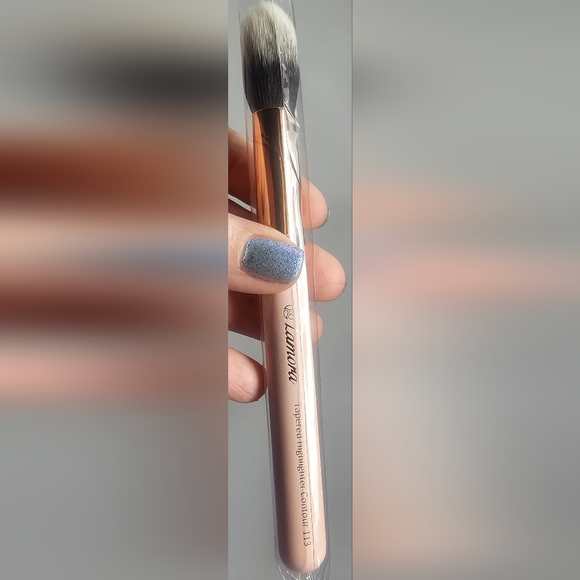 Lamora Pro Face Contour Brush Set Of 5 Contouring Sculpting & Highlighting Pink - Picture 7 of 8